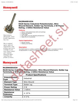 RA20NASD102A datasheet  